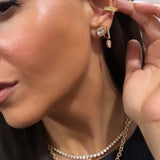Yellow Diamond Ear Cuff