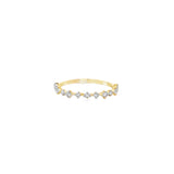 Dainty Diamond Stacking Ring- YG