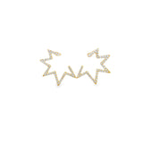 Half Star Earrings