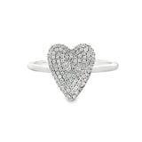 Pave Heart Ring