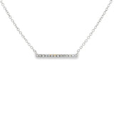 Mini Pave Bar Necklace