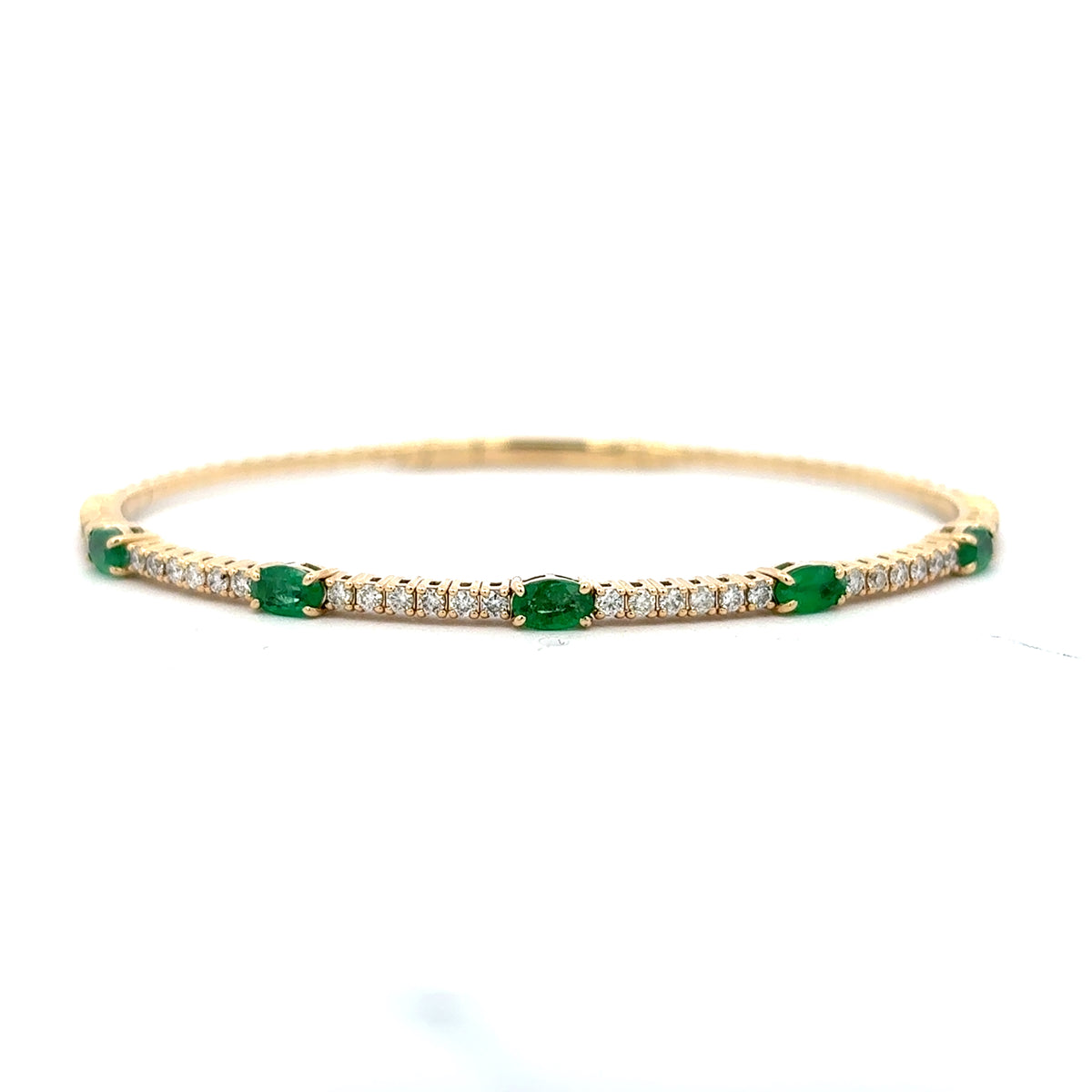 Flexi Emerald Bangle