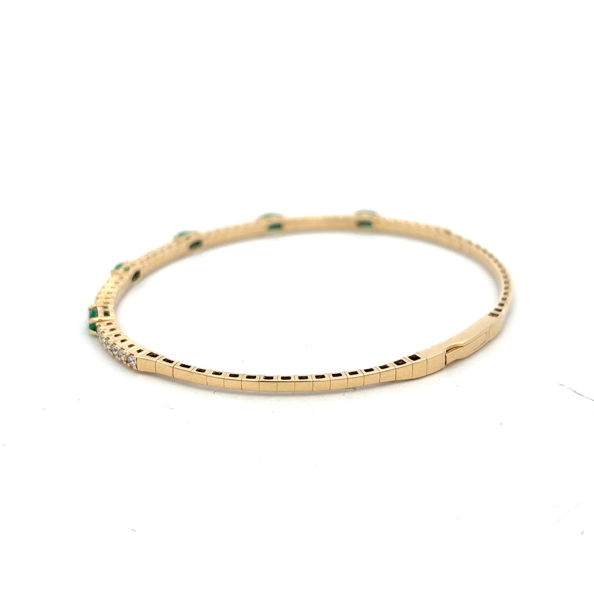 Flexi Emerald Bangle