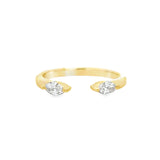 Marquise Stacking Ring- YG