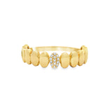 Gold Oval & Pave Ring