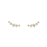 Mini Crawler Earrings YG
