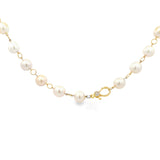 Pearl Chain with Diamond Clasp