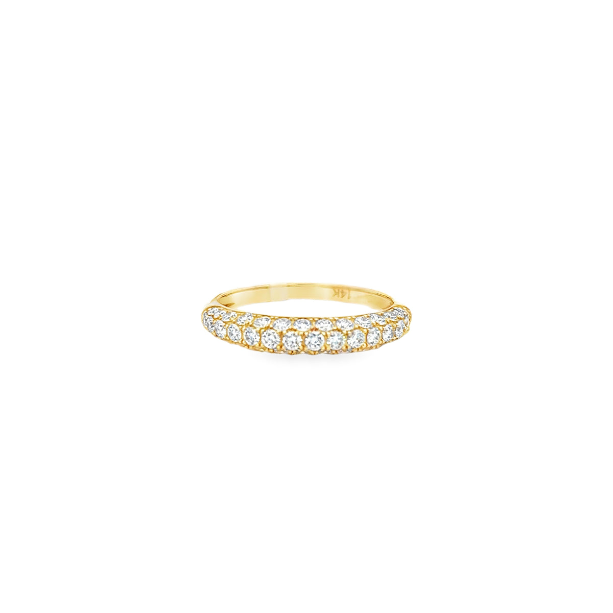 Pave Diamond Dome Ring