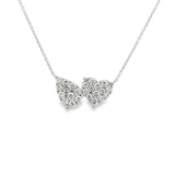 Heart/Pear Diamond Necklace