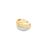2 Ring Pave & Gold