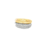 2 Ring Pave & Gold