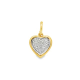 Pave Heart Charm