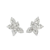 Cluster Leaf Earrings