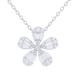 Baguette Flower Necklace