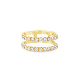 Double Row Diamond Ring