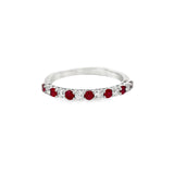 Ruby & Diamond Stacking Band