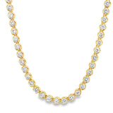 Buttercup Tennis Necklace- YG 5.27 ct