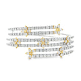 Statement Flexi Flower Bangle