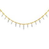 Ball Chain Spike Necklace