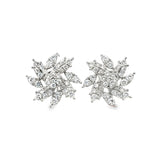 Leaf Cluster Studs- WG