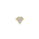 Pave Heart Chain Ring