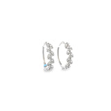 Diamond Initricate Hoops