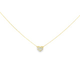 Diamond Heart Necklace YG