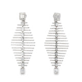 Art Deco Diamond Statement Earrings