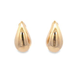 Chunky Gold Teardrop Earrings