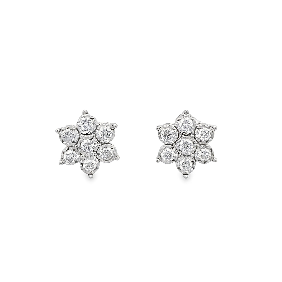 Small Flower Studs- WG