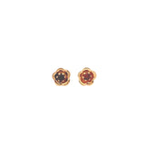 Birthstone Flower Studs Garnet