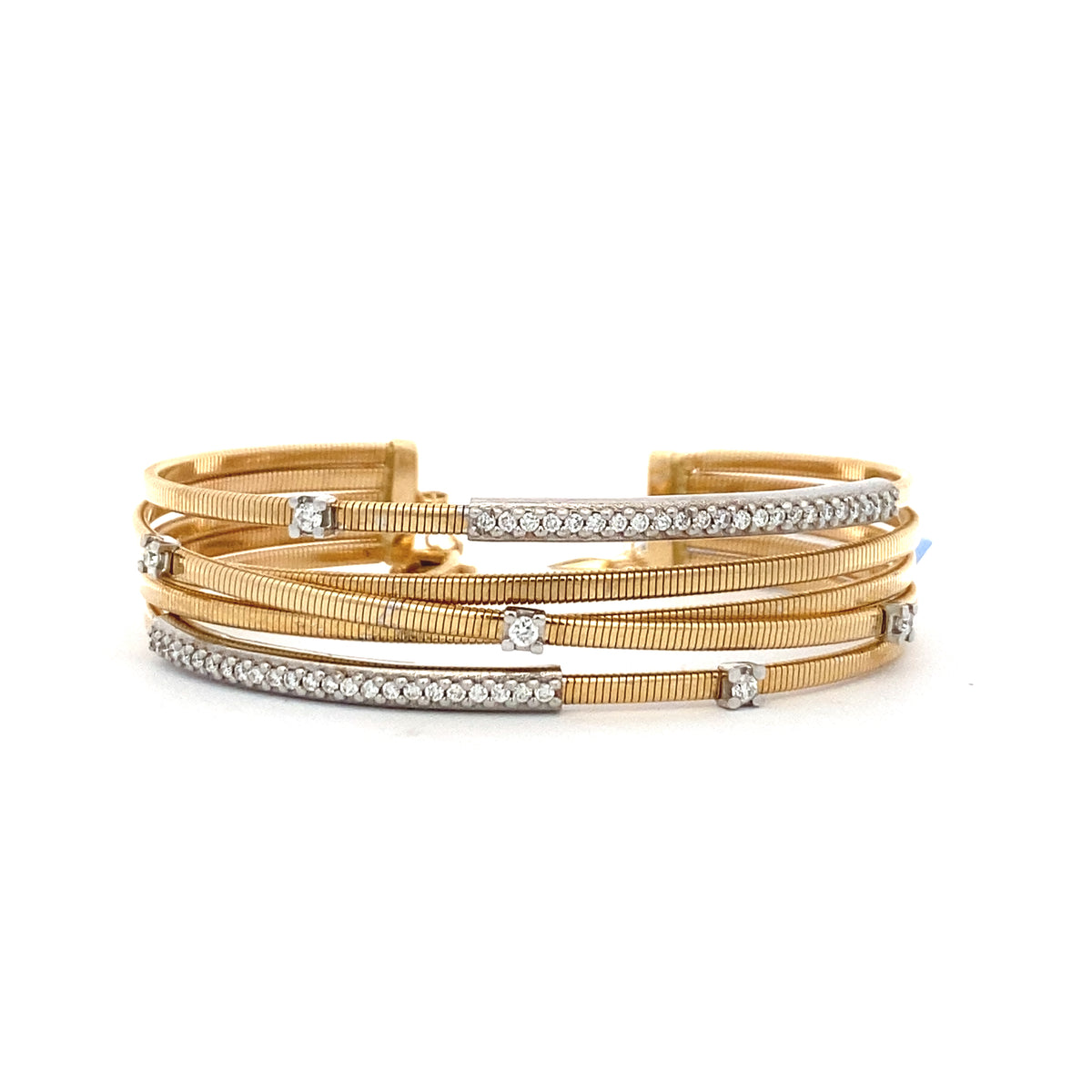 Yellow Gold Flexi Cuff