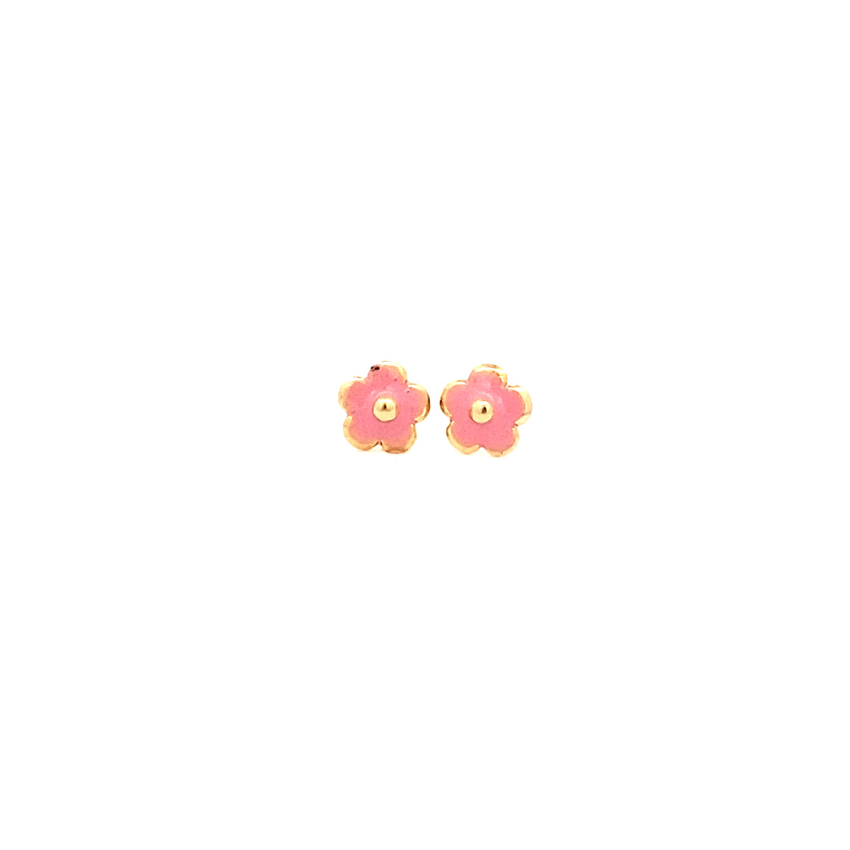 Baby Pink Flower Earrings