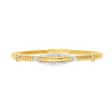 Italian Flex Bangle With Diamond Details