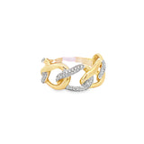 Chain and Diamond Ring- YG