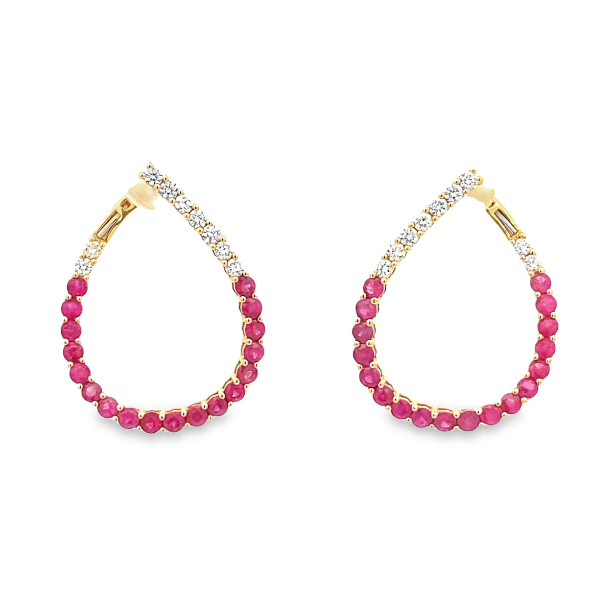 Ruby/Diamond Earrings