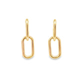 Gold Link Earrings