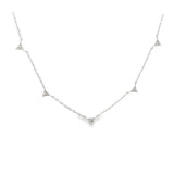 Pave Triangles Necklace