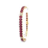 Large Ruby Tennis Bracelet