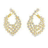 Bezel Statement Earrings