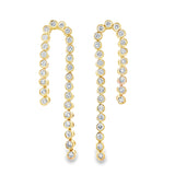 Bezel Strand Earrings