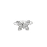 Mini Diamond Butterfly Ring- WG