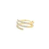 Diamond Wrap Ring-YG