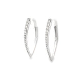 Pointed Oval Hoops