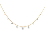 Lab Floating Diamond Necklace