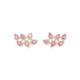 Pink Sapphire Cluster Crawlers