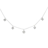 Hanging Clover Dainty Necklace