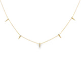 Pave Spike Necklace