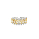 Yellow Diamond Marquise Statement Ring