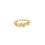 Pave Spiral Ring